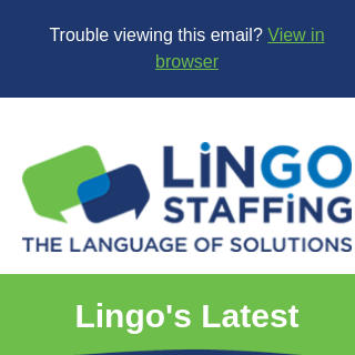 Start the New Year Off Right with Lingo Staffing